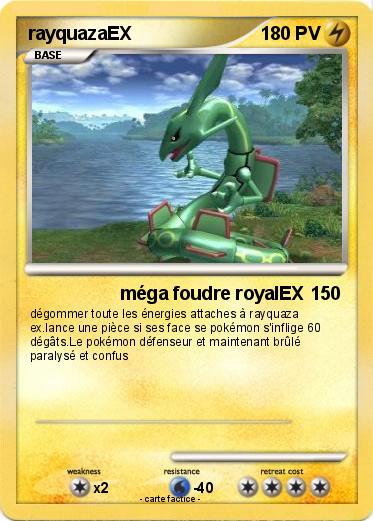 Pokemon rayquazaEX
