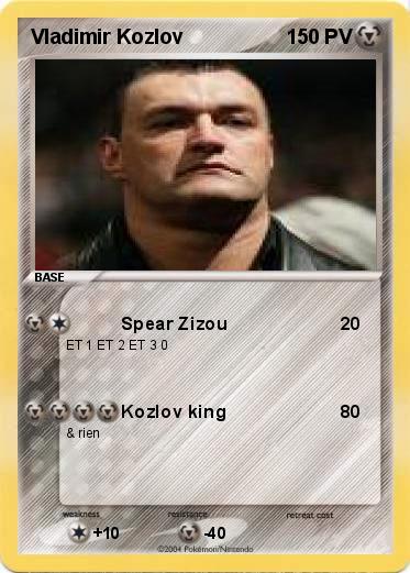 Pokemon Vladimir Kozlov