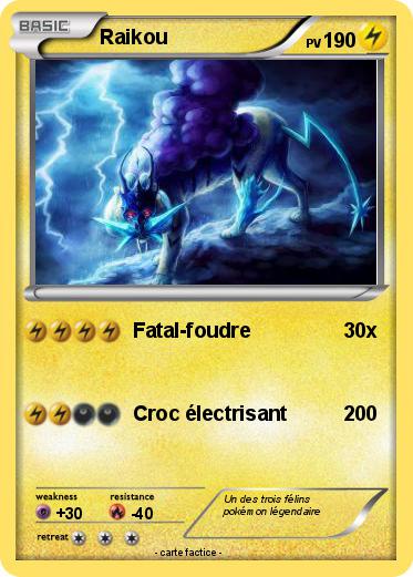 Pokemon Raikou