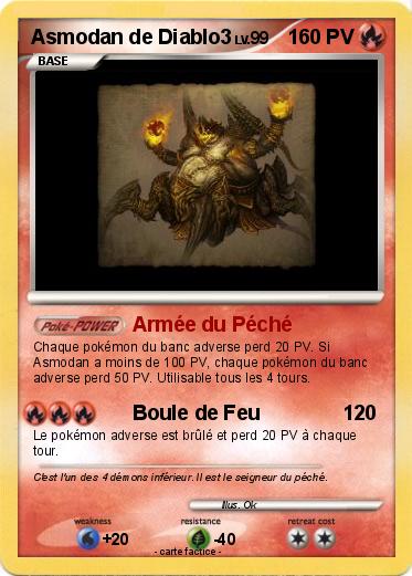 Pokemon Asmodan de Diablo3