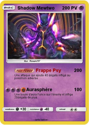 Pokemon Shadow Mewtwo