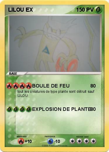 Pokemon LILOU EX 