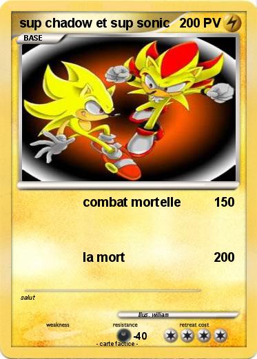 Pokemon sup chadow et sup sonic