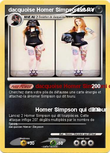 Pokemon dacquoise Homer Simpson