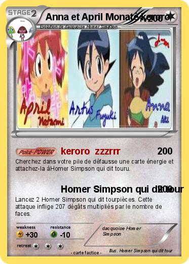 Pokemon Anna et April Monaté keroro
