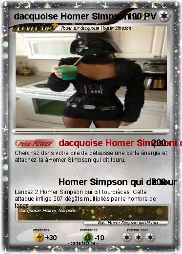 Pokemon dacquoise Homer Simpson