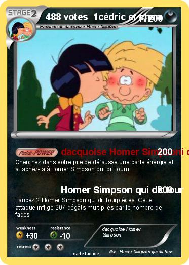 Pokemon 488 votes  1cédric et chen