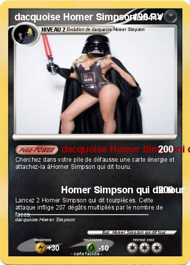 Pokemon dacquoise Homer Simpson