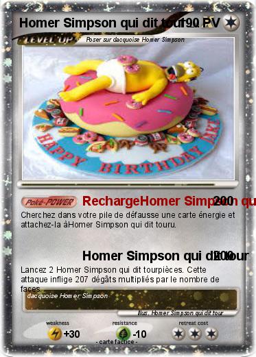 Pokemon Homer Simpson qui dit tour