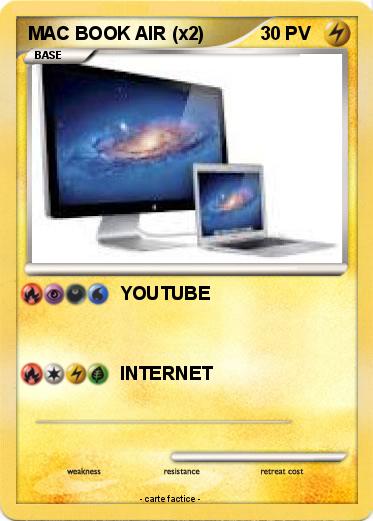 Pokemon MAC BOOK AIR (x2)