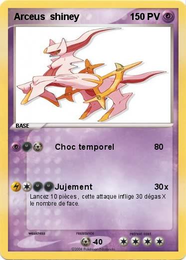 Pokemon Arceus  shiney