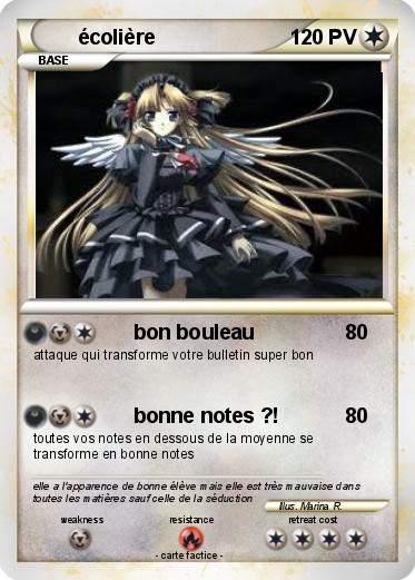 Pokemon écolière
