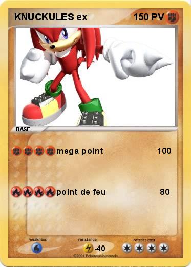 Pokemon KNUCKULES ex