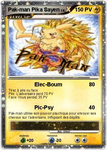 Pokemon Pak-man Pika Sayen