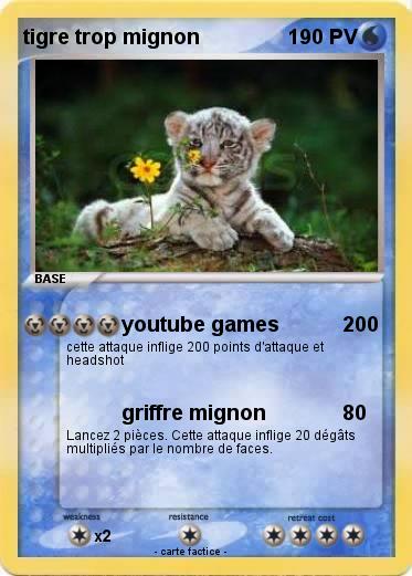 Pokemon tigre trop mignon