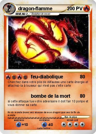 Pokemon dragon-flamme