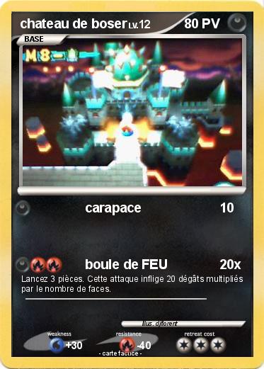 Pokemon chateau de boser