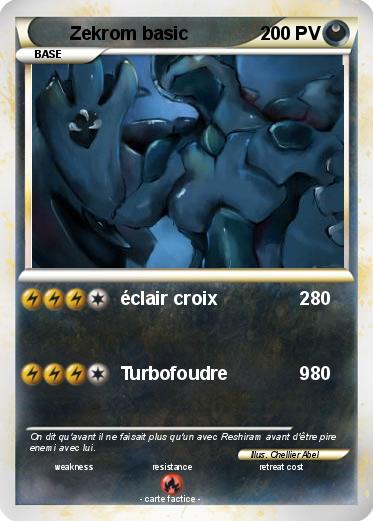 Pokemon Zekrom basic