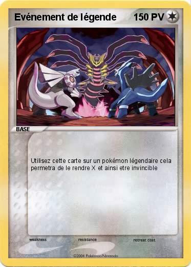 Pokemon Evénement de légende