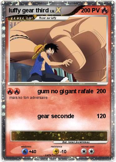 Pokemon luffy gear third