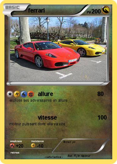 Pokemon ferrari