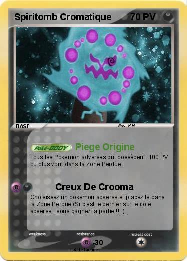 Pokemon Spiritomb Cromatique