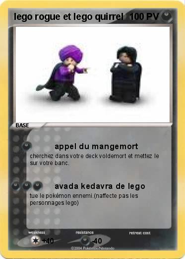 Pokemon lego rogue et lego quirrel
