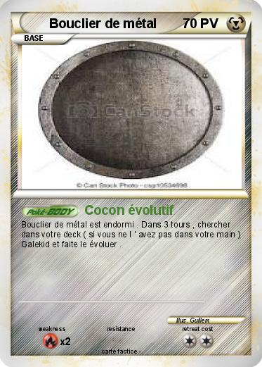 Pokemon Bouclier de métal