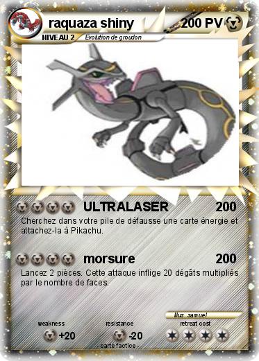Pokemon raquaza shiny