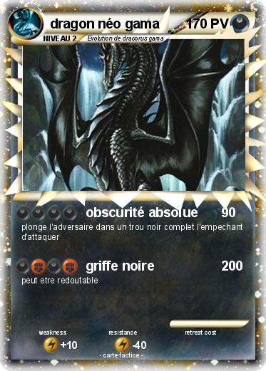 Pokemon dragon néo gama