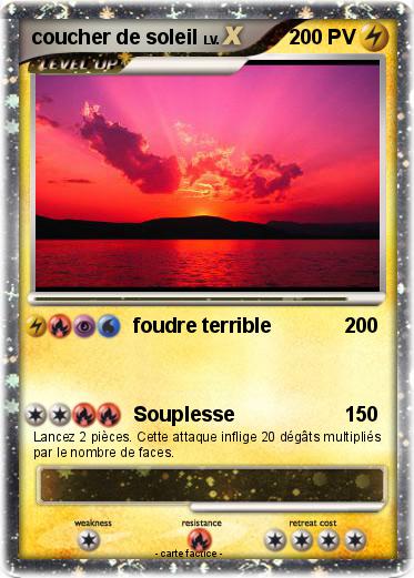 Pokemon coucher de soleil