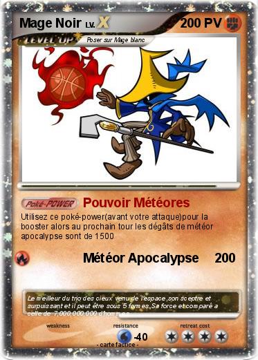 Pokemon Mage Noir