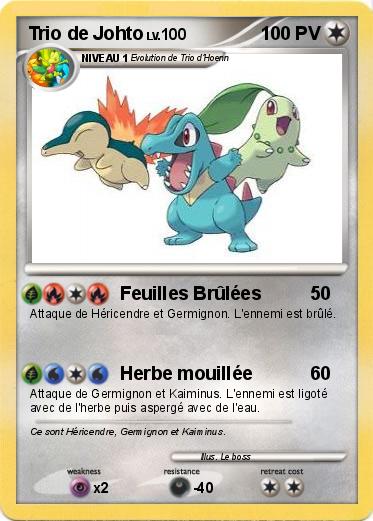 Pokemon Trio de Johto