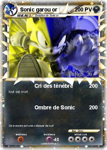 Pokemon Sonic garou or