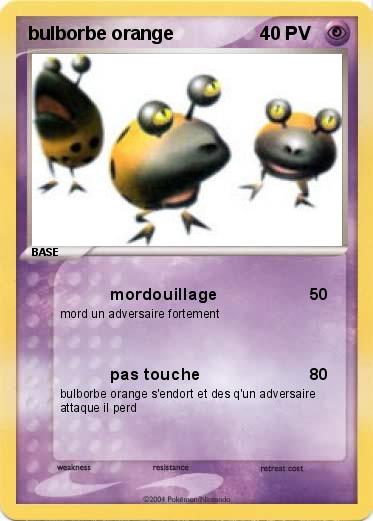 Pokemon bulborbe orange
