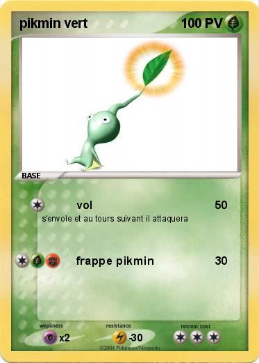 Pokemon pikmin vert