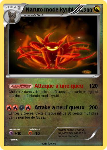 Pokemon Naruto mode kyubi
