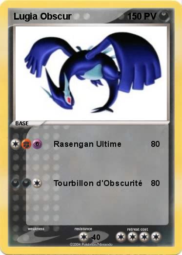 Pokemon Lugia Obscur