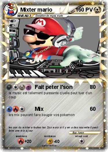 Pokemon Mixter mario