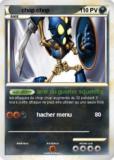 Pokemon chop chop