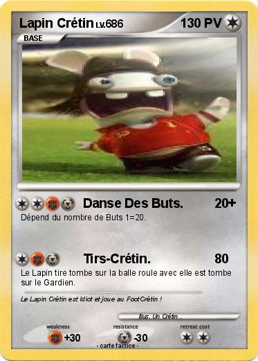 Pokemon Lapin Crétin