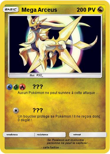 Pokemon Mega Arceus