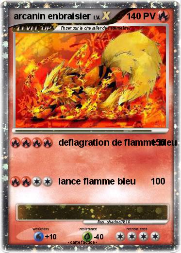 Pokemon arcanin enbraisier