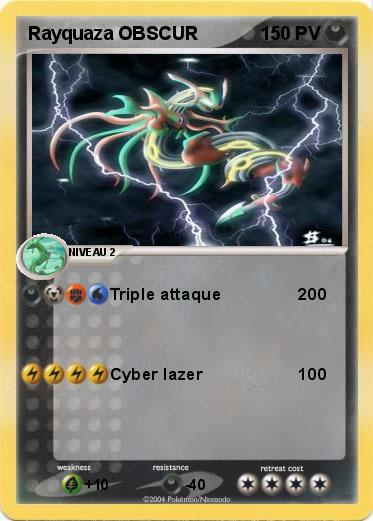 Pokemon Rayquaza OBSCUR                                                   