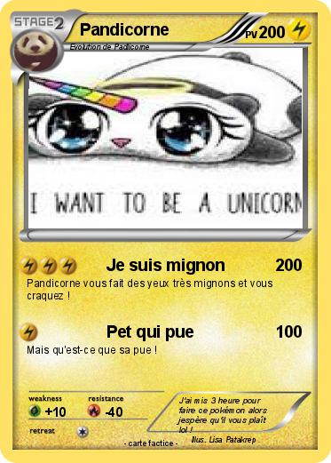 Pokemon Pandicorne
