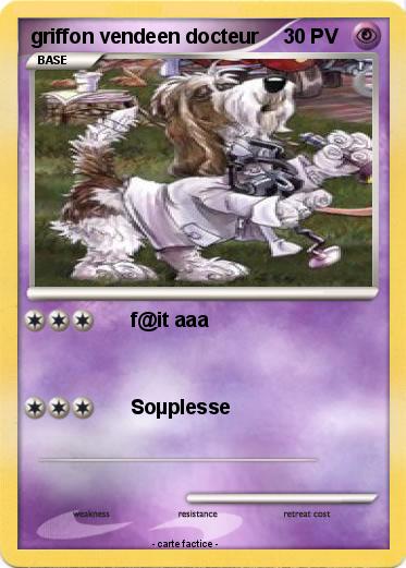 Pokemon griffon vendeen docteur