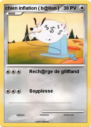 Pokemon chien inflation ( b@llon )