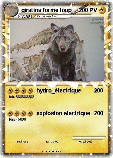 Pokemon giratina forme loup