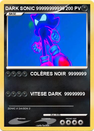 Pokemon DARK SONIC 99999999999