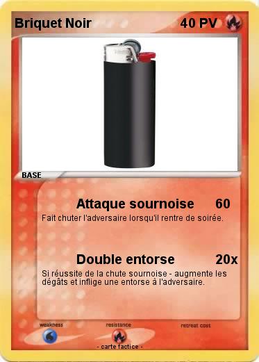 Pokemon Briquet Noir